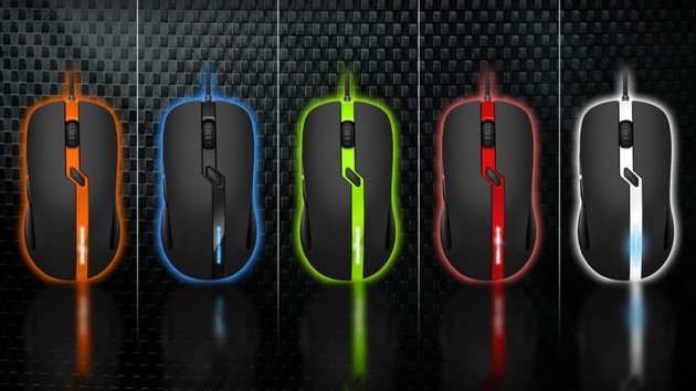 Sharkoon Shark Force Pro: Spielemaus mit Unterboden-LEDs für 20 Euro