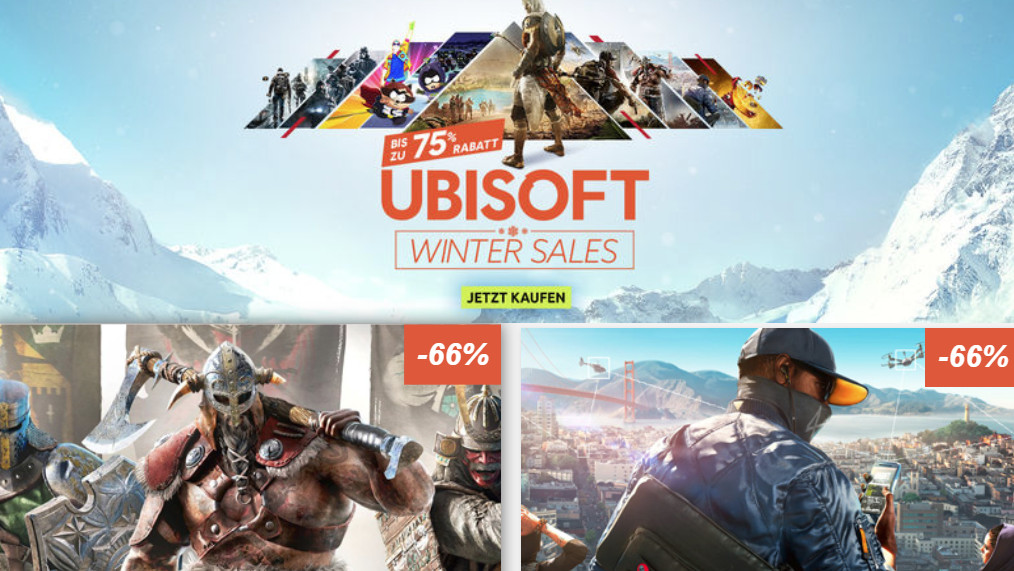 Winter Sale: Rabatte im Ubisoft Store bis zum 4. Januar