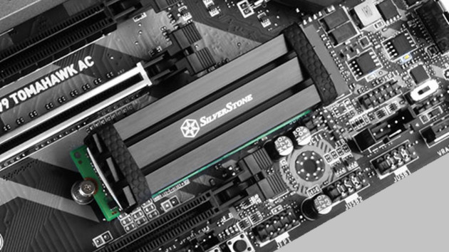Silverstone TP02-M2: Kühler für M.2-SSDs ragt 10 Millimeter in die Höhe