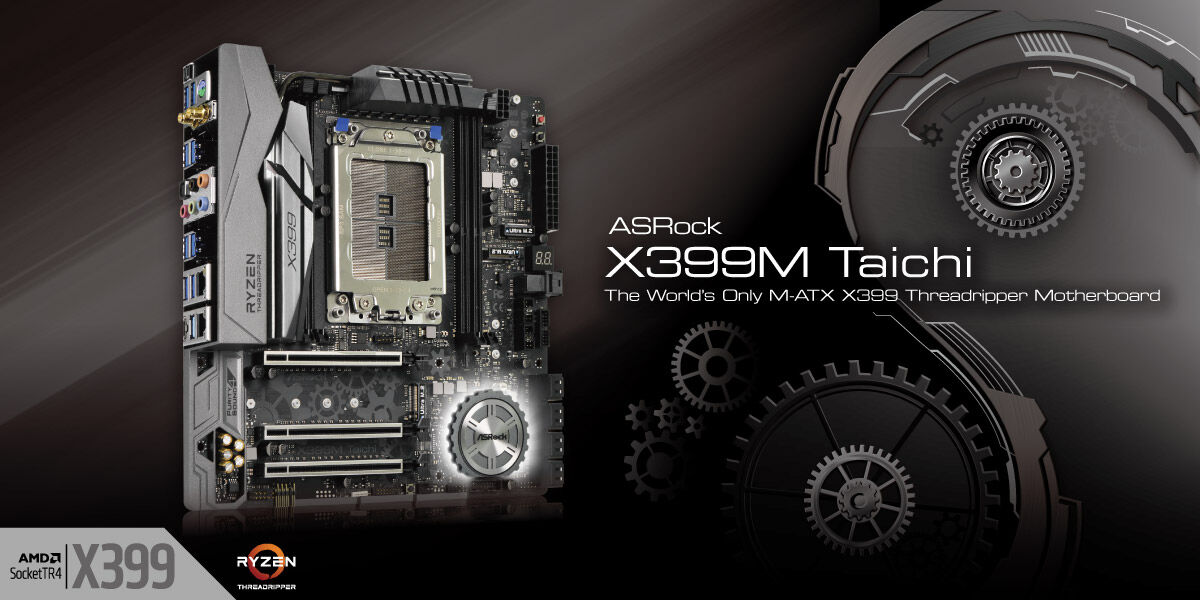 ASRock X399M Taichi (Bild: ASRock)