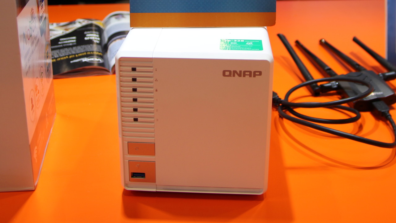 Netzwerkspeicher: Die TS-328 ist QNAPs erstes NAS für drei Festplatten