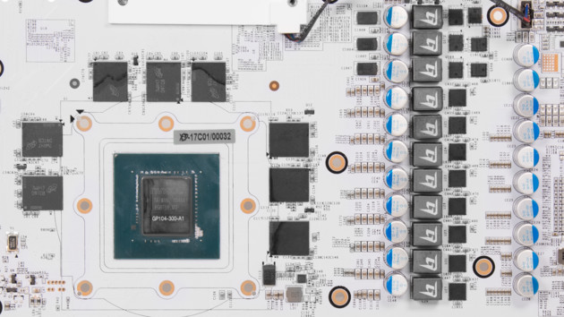Galax/KFA²: Weiße GeForce GTX 1070 Ti HOF mit 2 × 8-Pin