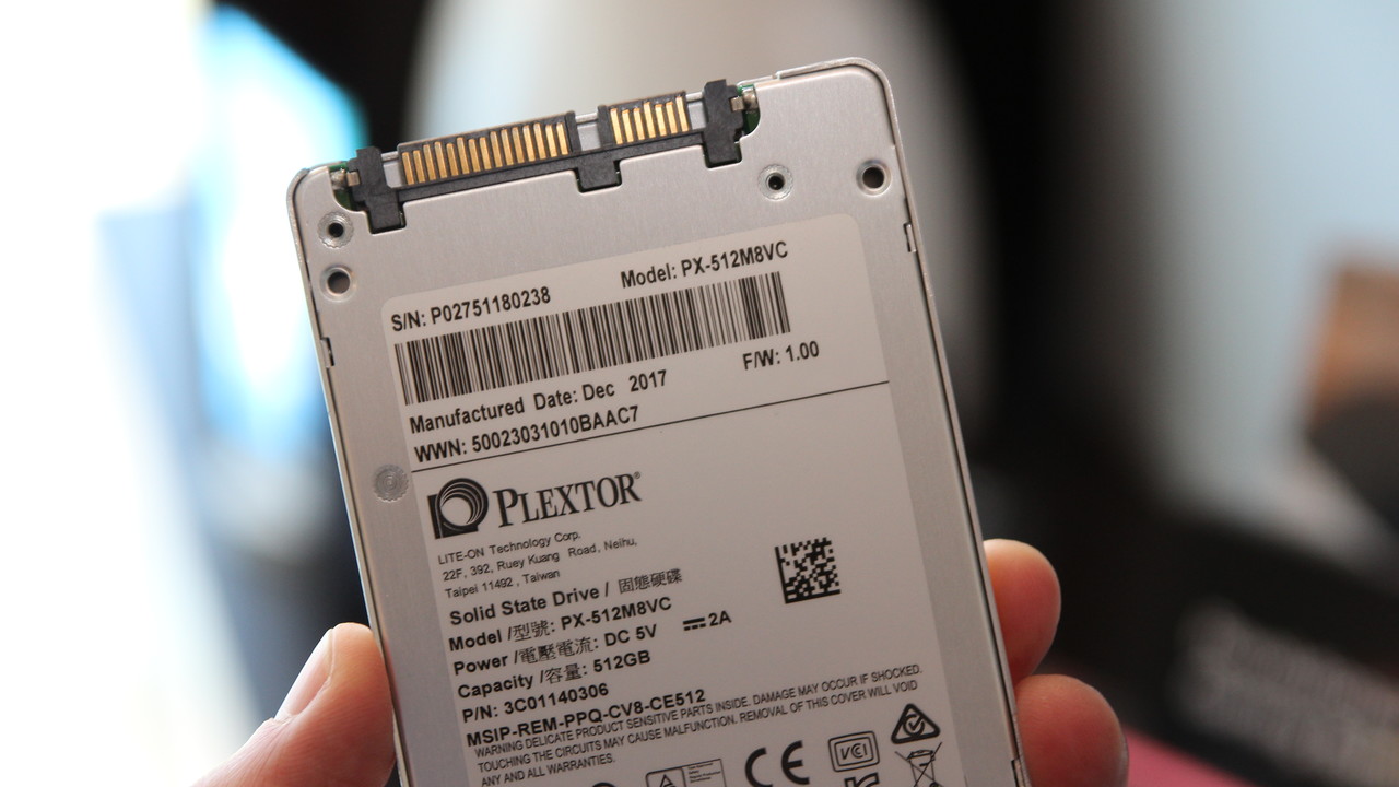 Plextor M8V: SATA-SSD mit BiCS3‑Flash und reichlich Verspätung
