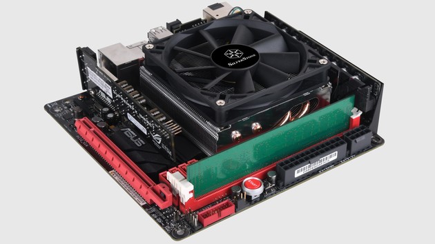 Silverstone Argon AR 11: 47 Millimeter flacher Kühler für den HTPC