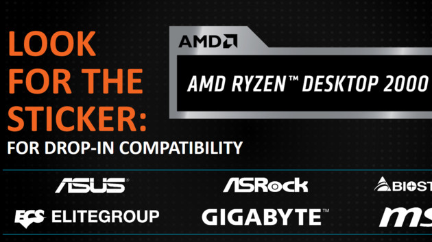 AMD Ryzen 2000: Erste Mainboards sind „AMD Ryzen Desktop 2000 Ready“