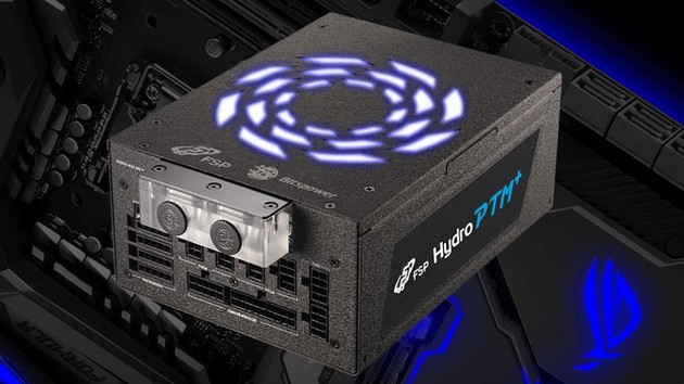 FSP Hydro PTM+: Wassergekühltes RGB-Netzteil für 700 US-Dollar