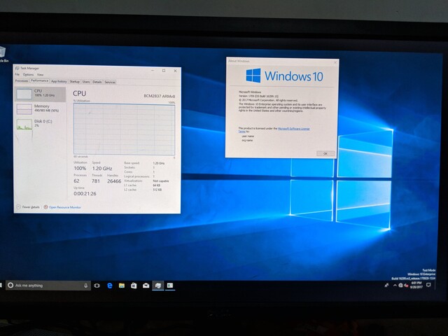 Windows 10 on ARM auf Raspberry Pi 3