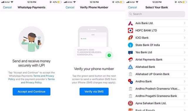 WhatsApp Payments in Indien