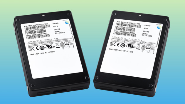 Samsung PM1643: Die 30-TB-SSD hat mehr DRAM als ein PC