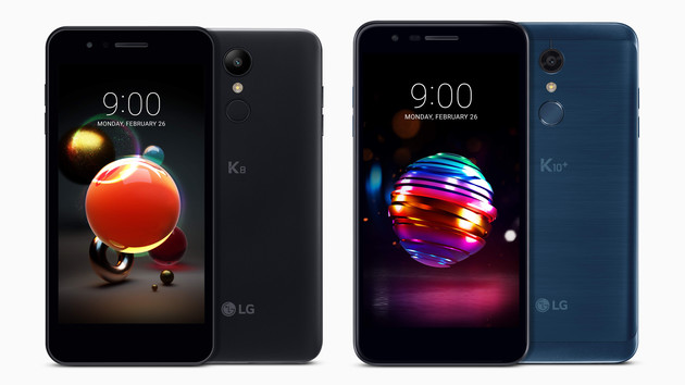 LG K8 und K10 2018-Edition: Smartphones mit neuen Kameras und altem Android