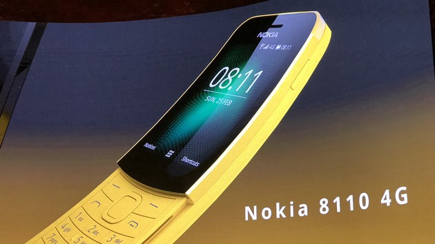 Nokia 8110: Revival des Matrix-Handys mit LTE und Google-Apps