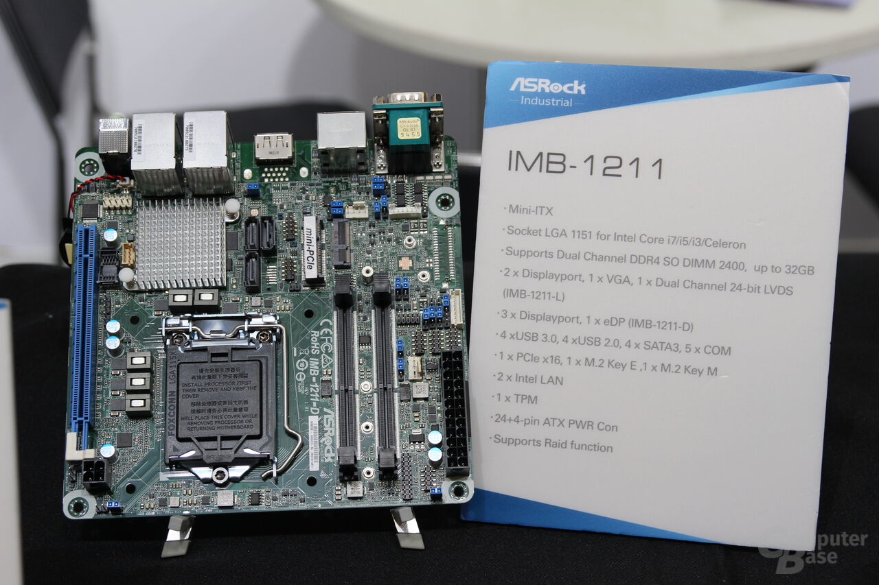 Mainboards mit H310-Chipsatz von ASRock zur Embedded World 2018