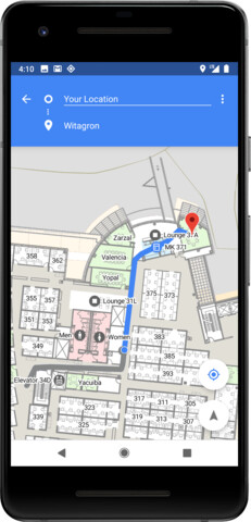 Ortung im Gebäude per Wi-Fi RTT