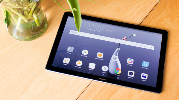 Huawei MediaPad M5 im Test: Starkes Tablet mit schwacher Haltung