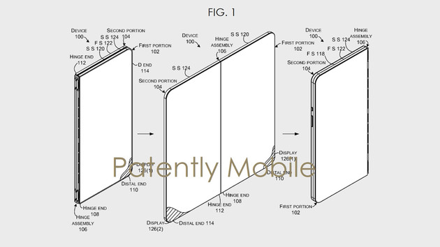 Microsoft Surface: Patent beschreibt faltbares Dual-Display-Smartphone