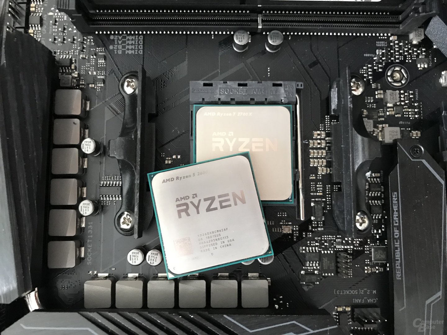 AMD Ryzen 2700X und 2600X