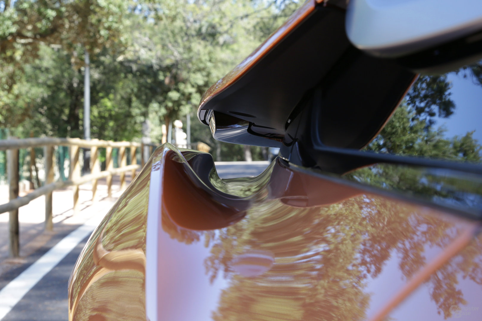 BMW i8 Roadster – Blick Richtung Heck