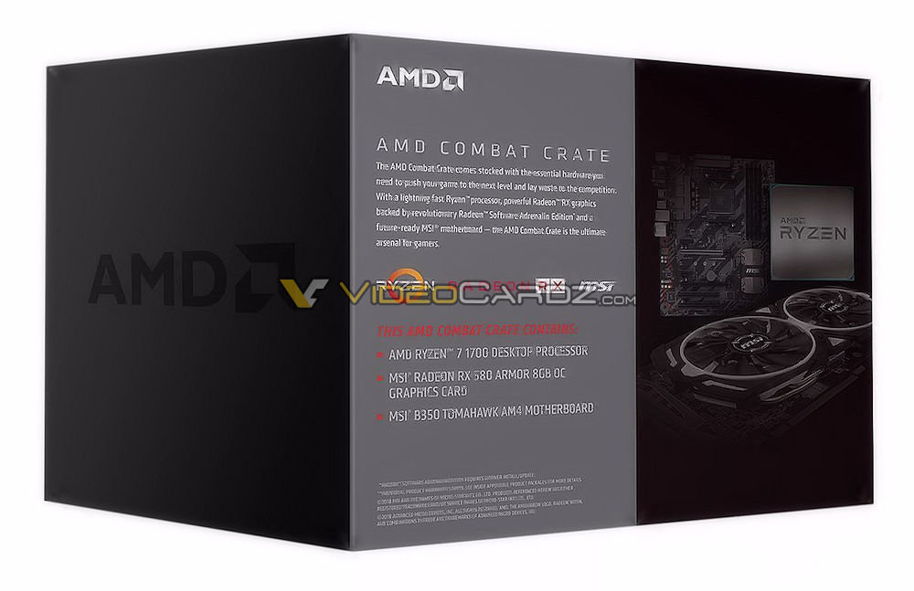 AMD Combat Crate mit Ryzen, RX 580 und B350-Board
