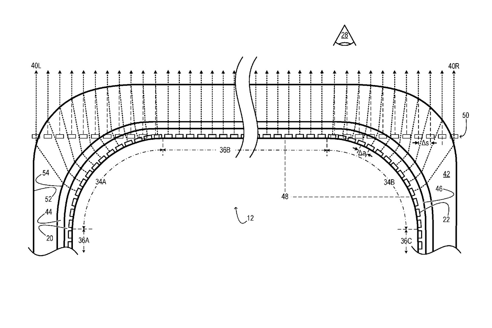 Patent beschreibt Korrektur der Darstellung bei gebogenem Display