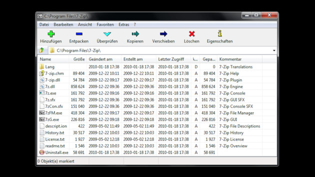 Packprogramm: 7-Zip vor Version 18.05 enthält eine schwere Sicherheitslücke