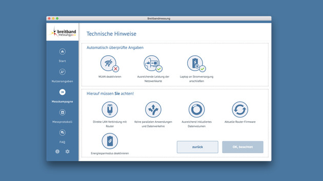 Breitbandmessung: Neue Desktop-App für präzisere Messergebnisse