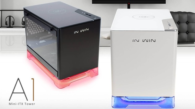 In Win A1: Bodenlicht und Custom-Netzteil im ITX-Gehäuse
