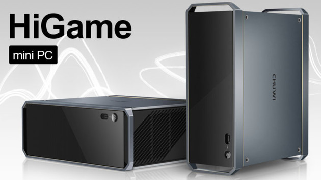 Chuwi HiGame: Mini-PC mit beiden Ausbaustufen von Kaby Lake-G