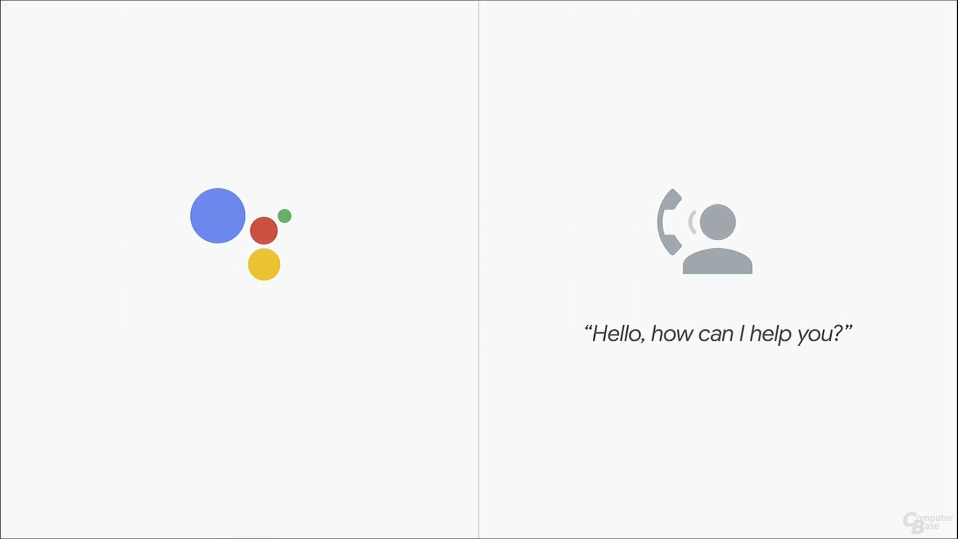 Google Assistant im Gespräch mit einem Friseursalon