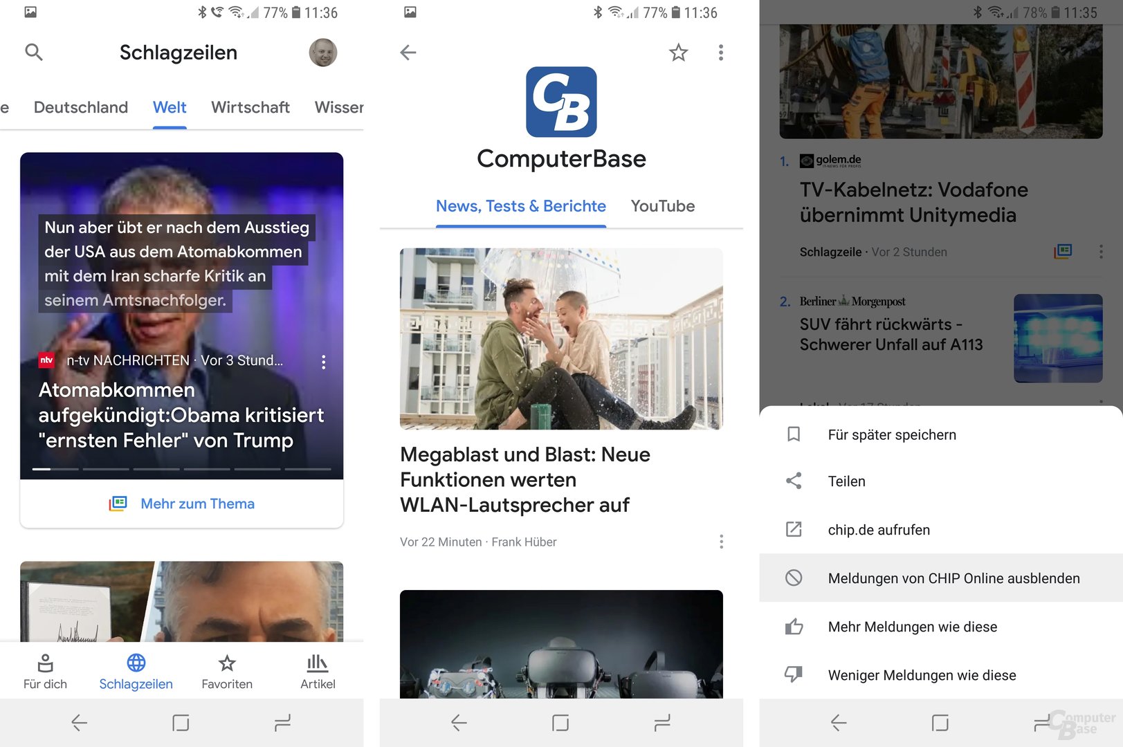 Die neue Google-News-App für Android