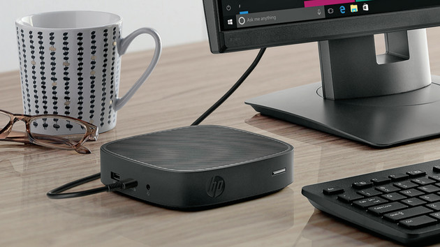 HP t430 Thin Client: Mini-Bürorechner mit USB C begnügt sich mit einem Kabel