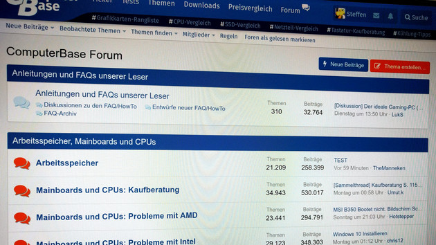 In eigener Sache: Das neue ComputerBase-Forum ist da!