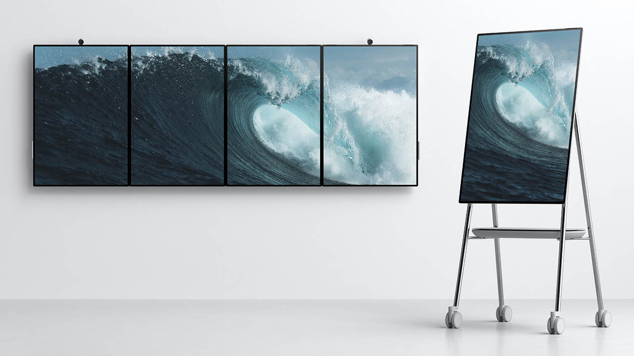 Surface Hub 2S & 2X: Ein bis vier Mal 50,5 Zoll zum konkurrenzfähigen Preis