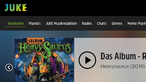 Musikstreaming: Juke mit großem Design- und Funktionsupdate