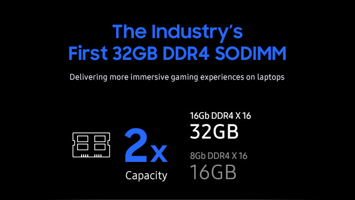 Samsung: 32-GByte-SO-DIMM für Gaming-Notebooks möglich
