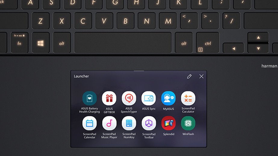 Asus ZenBook Pro: Notebook lässt Apps im Display-Touchpad laufen