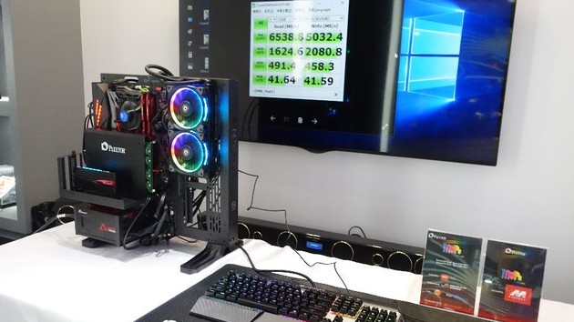 M9Pe Extreme: Plextor zeigt NVMe-RAID-SSD mit bis zu 6.500 MB/s