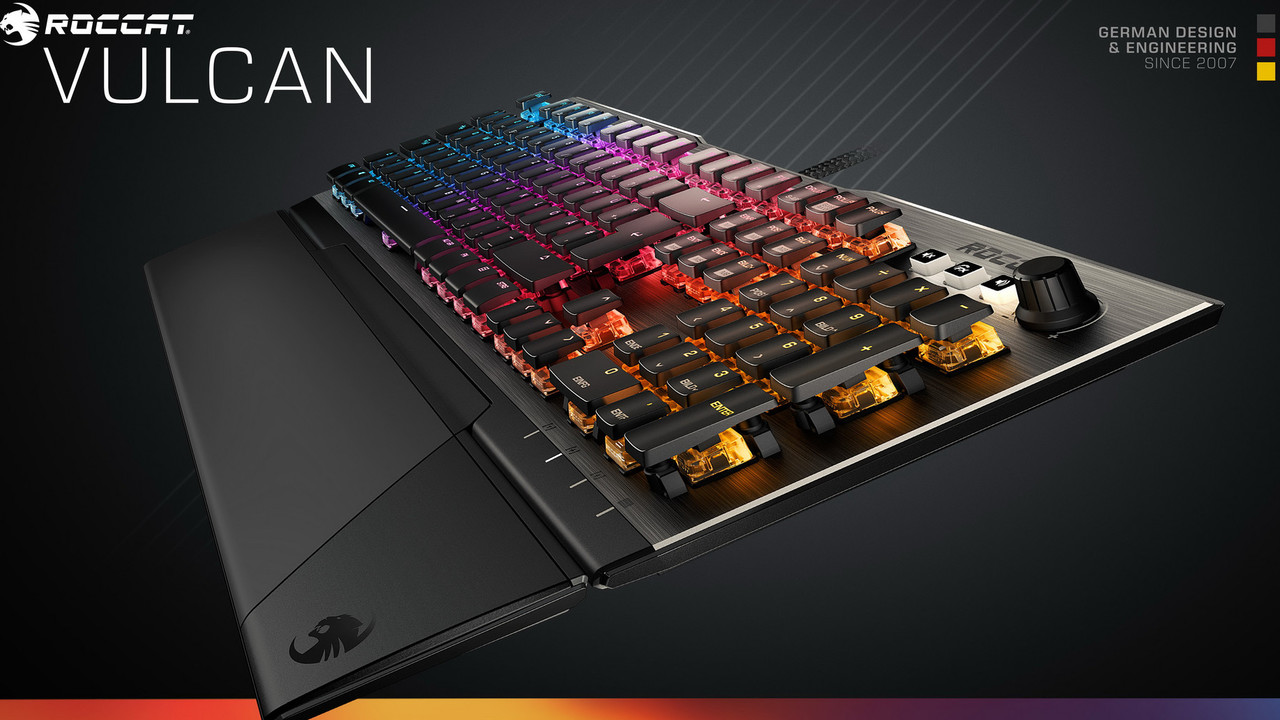 Roccat Vulcan-Serie: Mechanische Tastaturen mit Titan Switch Tactile