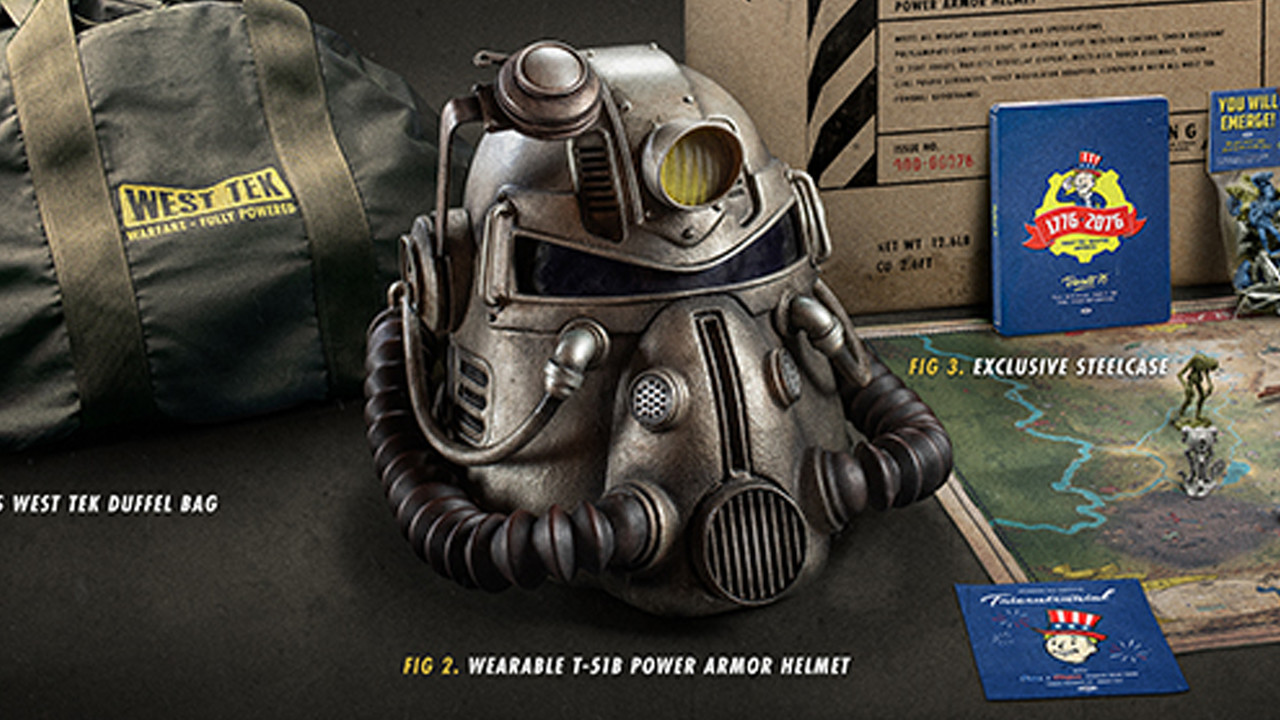 Fallout 76: Collector's Edition für 200 Euro mit T-51b-Helm