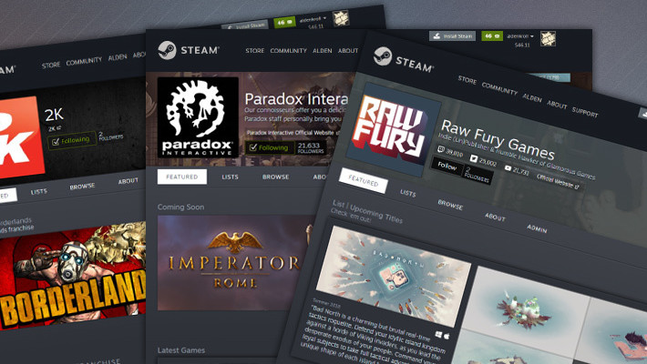 Steam Beta: Homepages bringen Spieler und Entwickler einander näher