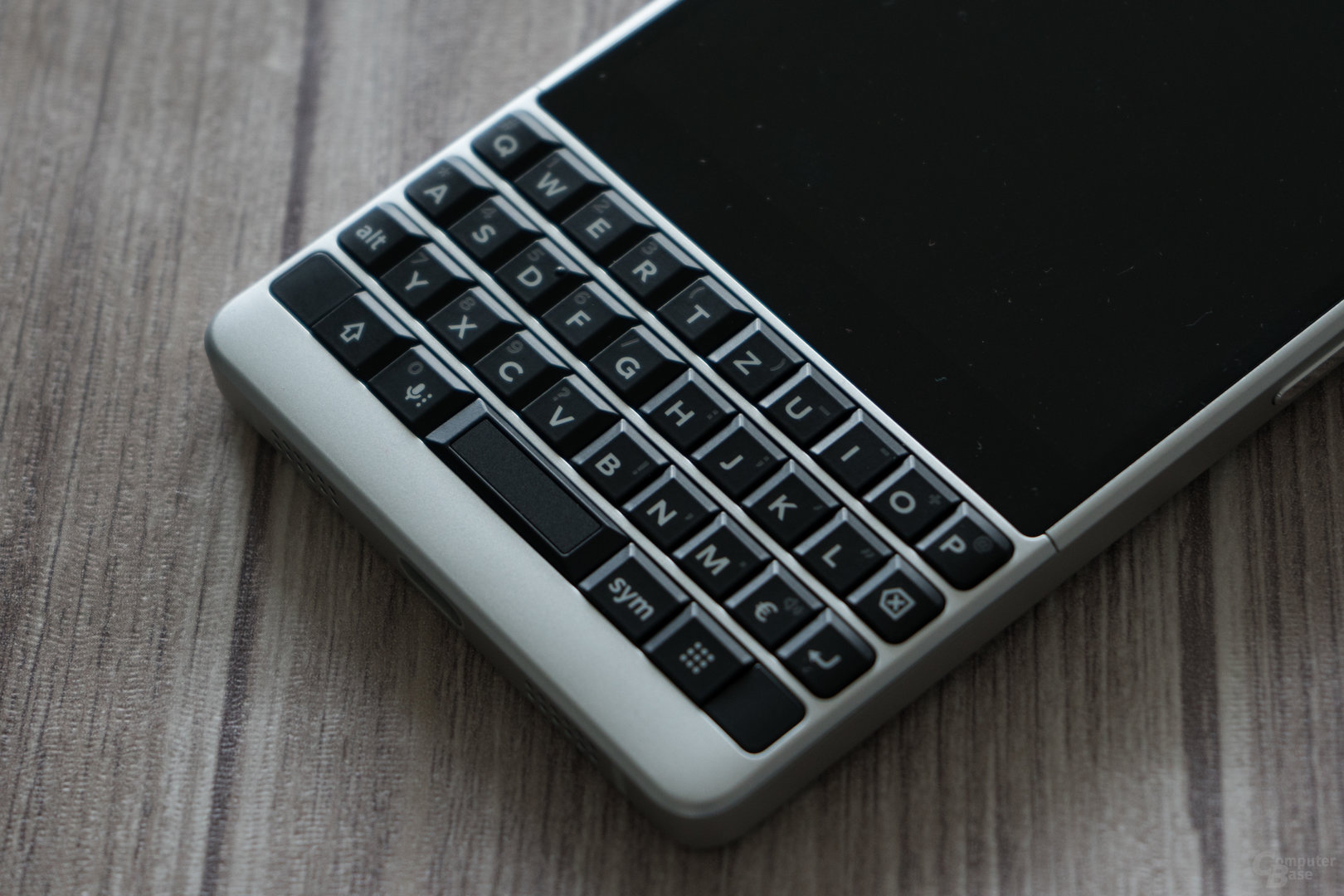 Die Tastatur des BlackBerry Key2
