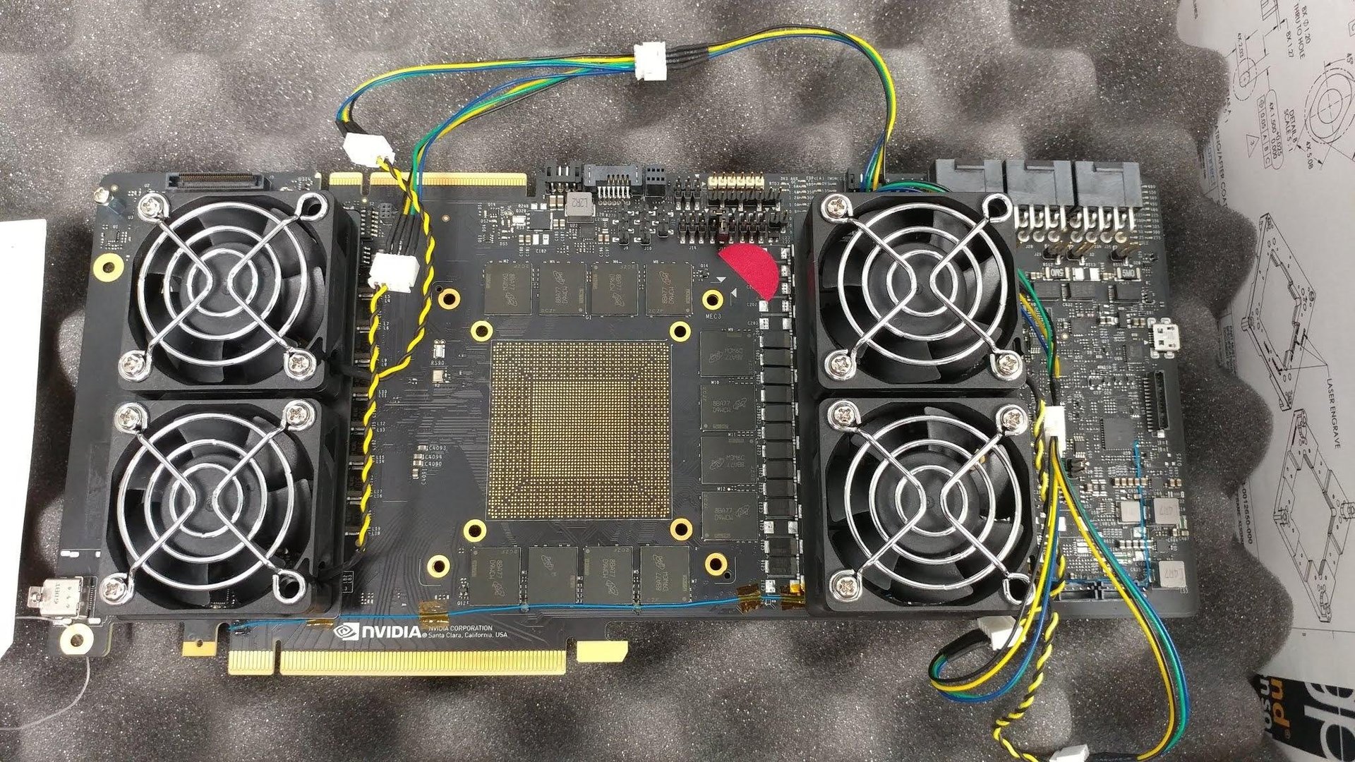 Nvidia-Prototyp mit GDDR6-Speicher