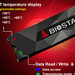 Biostar M500: M.2-PCIe-SSD mit LED-Temperaturanzeige im Kühler