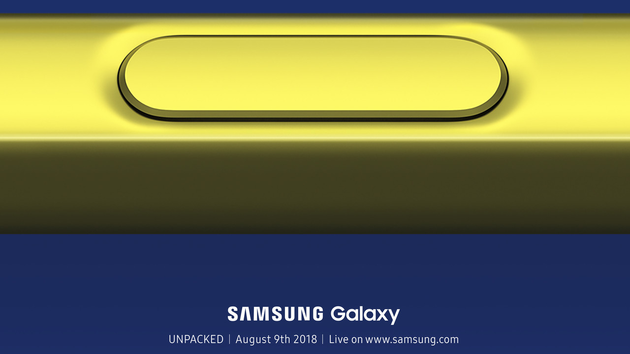 Samsung bestätigt: Galaxy Note 9 wird bereits am 9. August vorgestellt