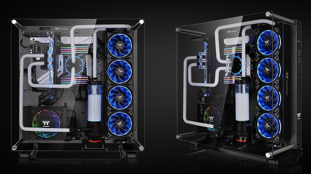 Thermaltake P5 TG Ti: Wandgehäuse erhält Glas und mehr USB 3.0