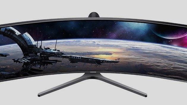Samsung C43J89: Ultrabreit-Monitor der kleineren Sorte hat mehr Pixel