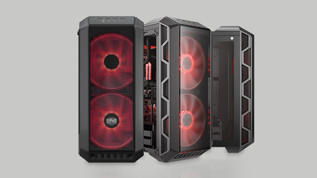 MasterCase H500: Gehäuse mit 200-mm-Lüfter hinter einer Wechselfront