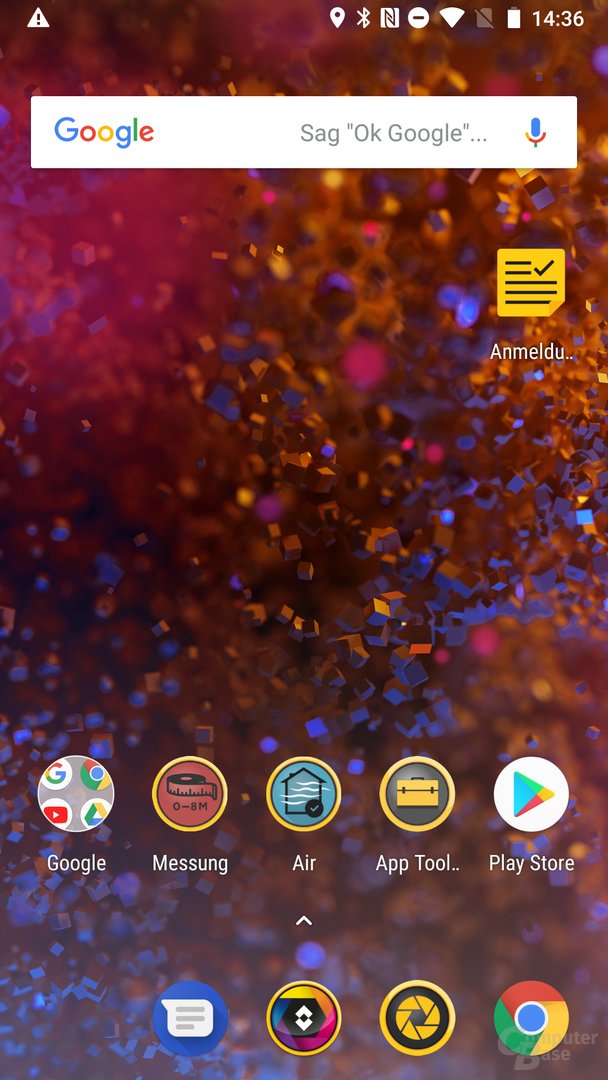 Cat S61 – Startseite von Android 8.0 Oreo