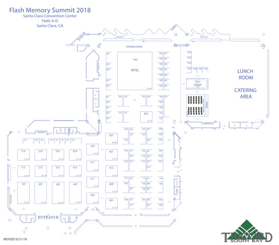 Intel hat wohl den größten Stand auf dem Flash Memory Summit 2018