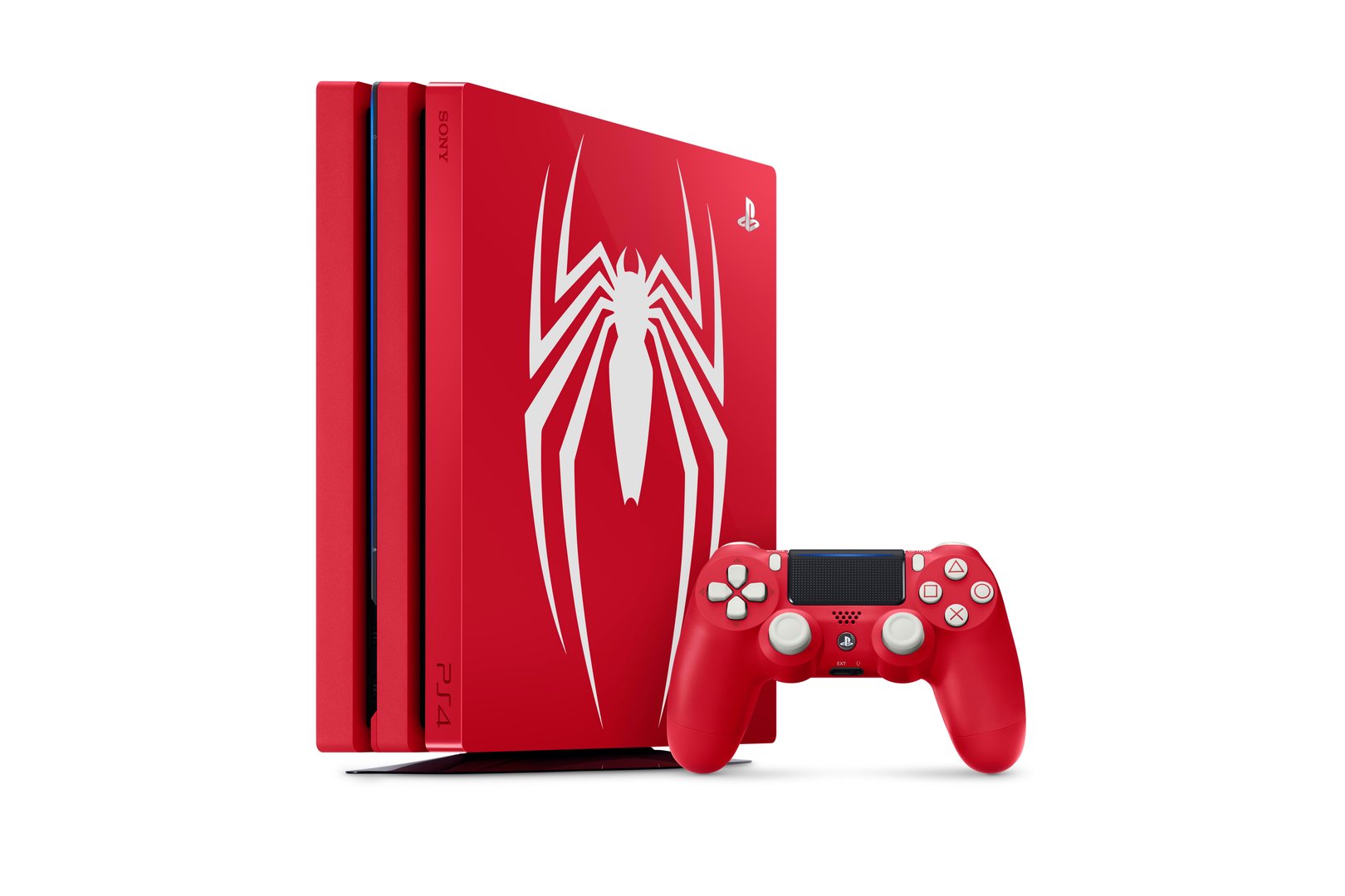 PlayStation 4 Pro im Spider-Man-Design