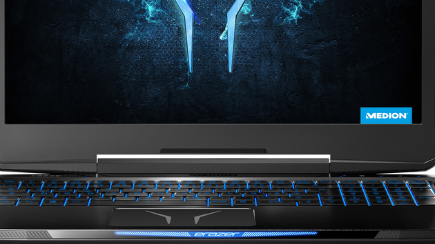 Gaming-Notebook: Medion wertet drei Erazer mit Coffee Lake-H auf